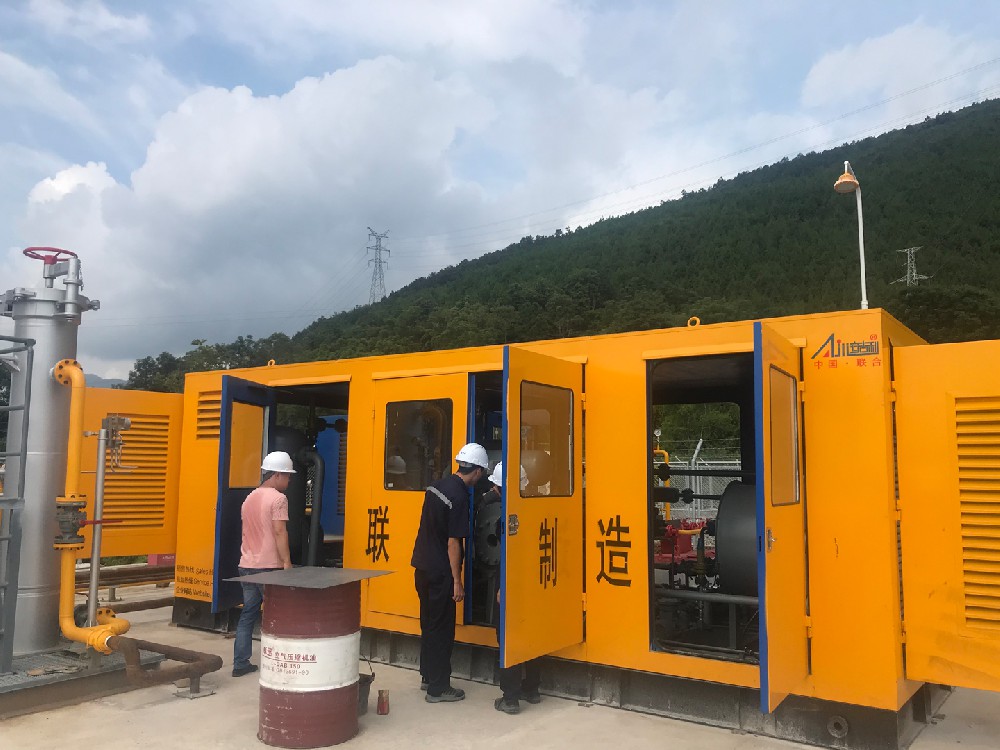 貴州某公司D型天然氣壓縮機(jī)